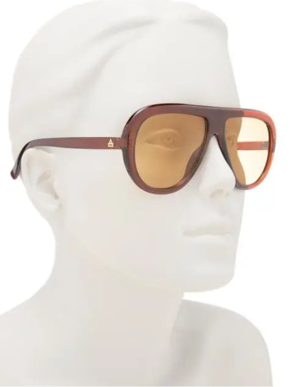 AIRE Cadent 54mm Aviator hazelnut Sunglasses